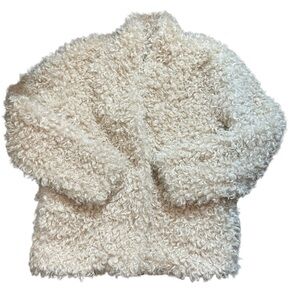 Abercrombie Fitch Faux Mongolian Sheep Plush Heavy Pile Jacket